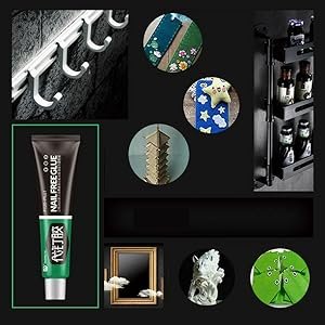 2NailFreeSealantGlueMultifunctionAdhesiveGlueMultifunctionalStrongGlueforWoodCer