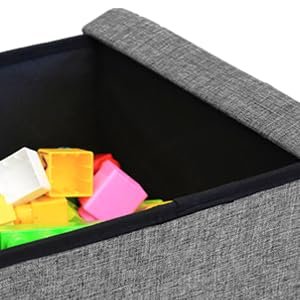 ALMAND-30X30X30-cm-Folding-Storage-Ottoman-Cube-Footrest-Stool-Coffee-Table-Pupp