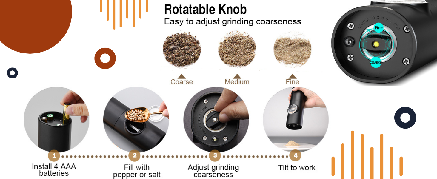 Automatic-Salt-and-Pepper-Grinder-Pepper-Grinder-refillable-with-Adjustable-Coar