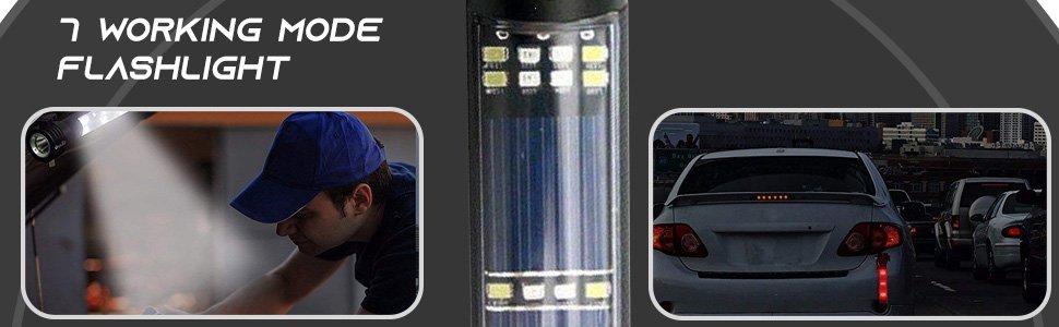 Bletilla7ModeRechargeableAluminiumSolarLEDTorchLightPowerLongDistancewithTorchFl