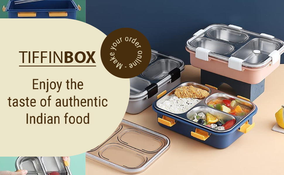 ContemporaryLunchBoxforKids3CompartmentInsulatedStainlessSteelTiffinBoxforBoysGi