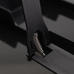 DivinextABSCashTray4CashBillsand3CoinCompartmentCashDrawerSafeBoxBlack-Div-CASH-