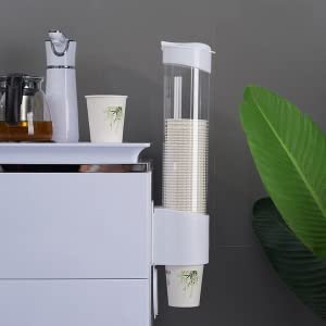 FRENYEAR-Paper-Cup-Dispenser-Holder-Wall-Mounted-Plastic-Drinking-Water-Cup-Disp