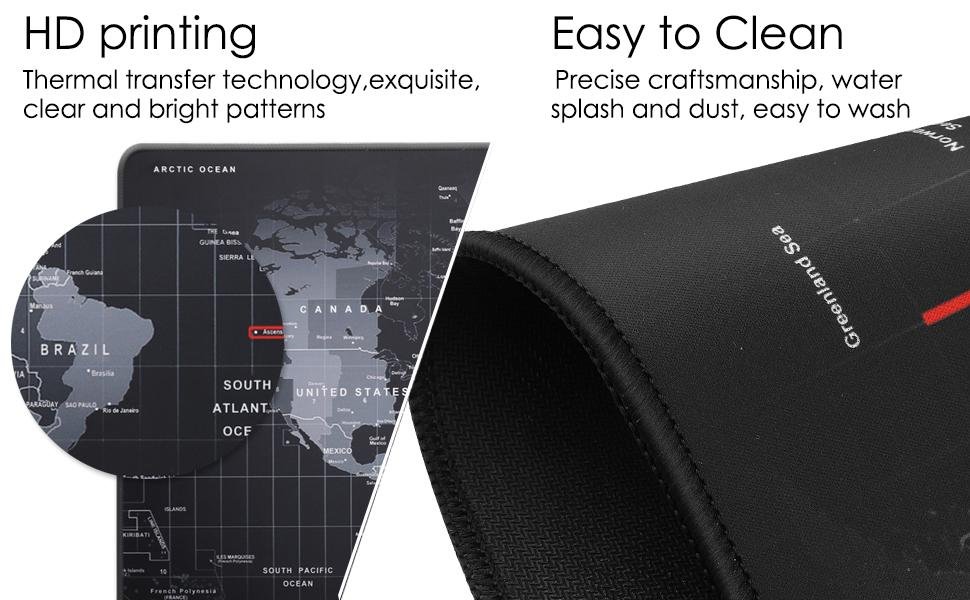 G-KARUNA-World-Map-Rubber-Gaming-Mouse-Pad-Keyboard-Desk-Mat-for-PC-Computer-Lap