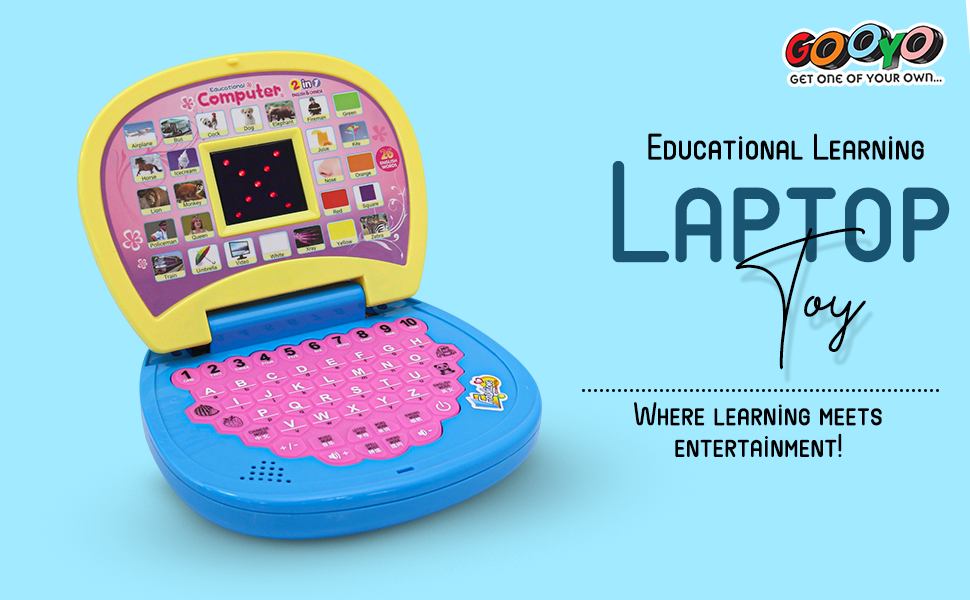 Gooyo-2011A-Battery-Operated-Educational-Learning-Laptop-Toy-with-LED-Display-an
