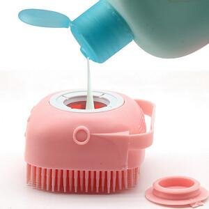 HUDACRUSHBlueBodyScrubberwithSoapDispenserBathBrushBodybrushforBathingSoftBodyEx
