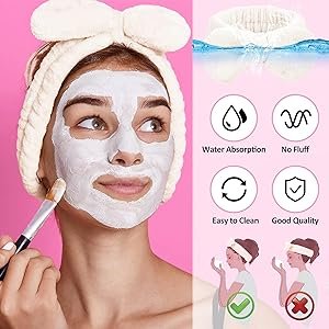 Judee-Women-3-Pcs-Headband-And-Wristband-Set-Microfiber-Wrist-Wrist-Wash-Bands-S