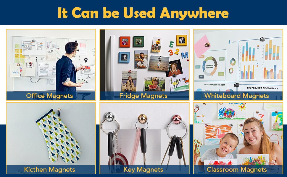 MARZIX-12-PCS-Magnetic-Push-Pins-Refrigerator-Fridge-Magnets-Push-Pins-Magnets-P