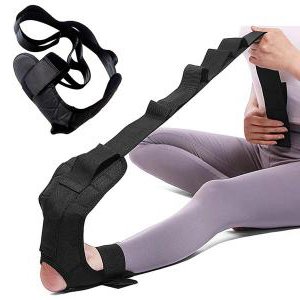 NAXUEYogaBeltStretchingyogastretchingbeltforexerciselegfootcalfstretcherstrapwit
