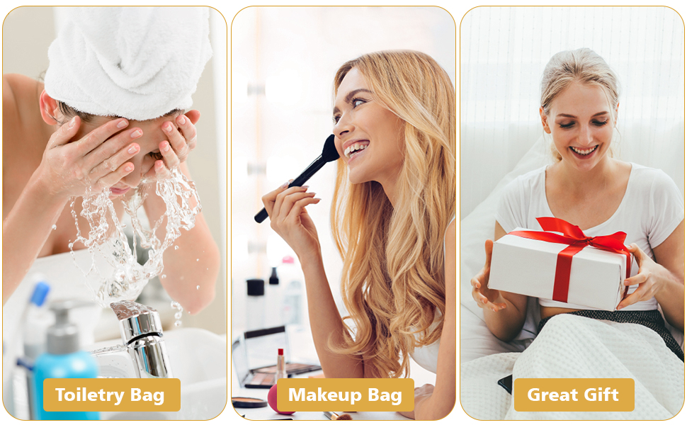 PETRICE-Toiletry-Bag-for-Women-Makeup-Pouch-Waterproof-Shower-Wash-Bag-Cosmetic-