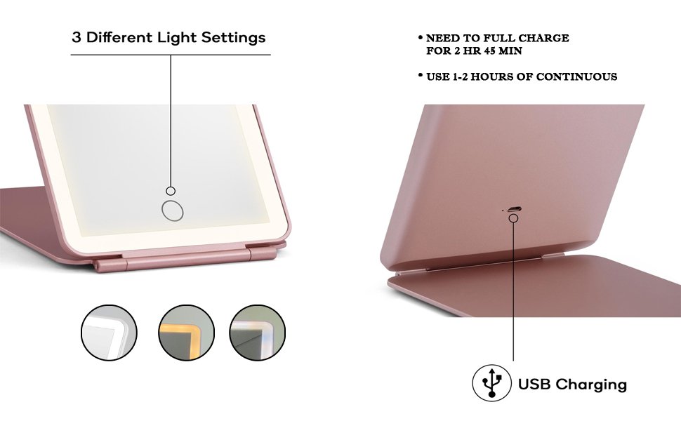 PRIME-PICK-Rechargeable-Travel-Makeup-Vanity-Mirror-with-Led-Lights-Portable-Lig