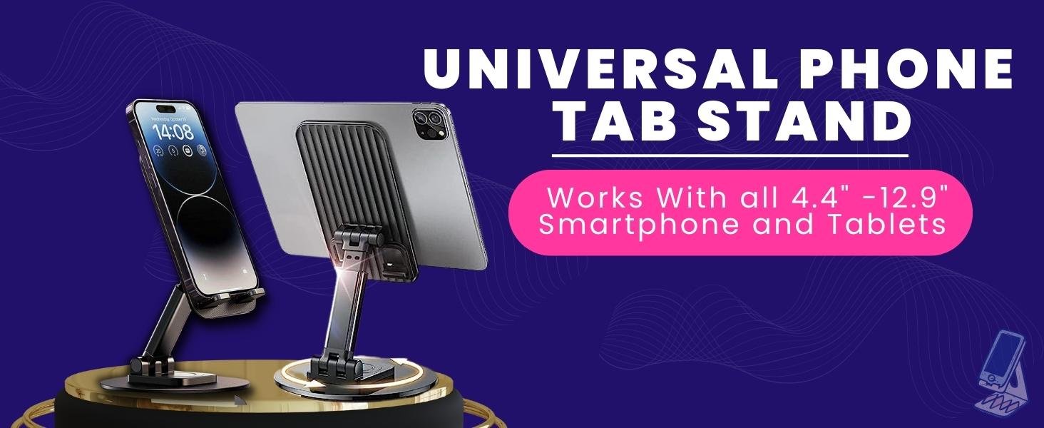 Prolet-Mobile-Stand-Holder-for-Desk-SturdyAnti-SlipHeight-Angle-Adjustable-Mobil