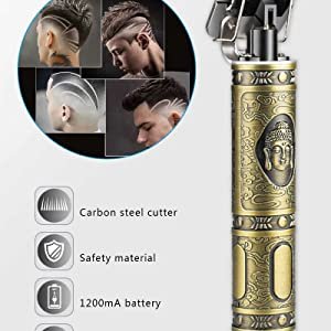 QONETIC-Buddha-Style-Beard-Trimmer-For-Men-Professional-Hair-Clipper-Hair-Trimme