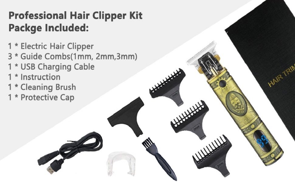 QONETIC-Buddha-Style-Beard-Trimmer-For-Men-Professional-Hair-Clipper-Hair-Trimme