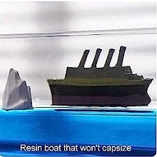 RevwdPlasticCarInteriorDashboardTitanicBlueShipDecorationCruiseShipLiquidIceberg