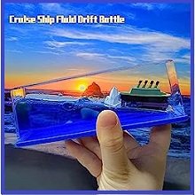 RevwdPlasticCarInteriorDashboardTitanicBlueShipDecorationCruiseShipLiquidIceberg
