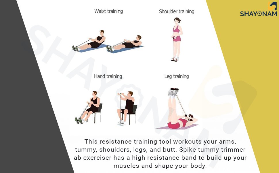 SHAYONAM-Pull-Reducer-Training-Bands-4-Tubes-Body-Trimmer-Pedal-Exerciser-Yoga-C