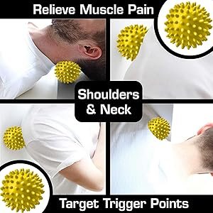 StraussAcupressureMassageBall35inchIdealforPhysiotherapyDeepTissueMassageTrigger