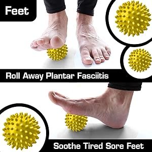 StraussAcupressureMassageBall35inchIdealforPhysiotherapyDeepTissueMassageTrigger
