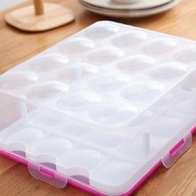 Supreme-Mall-Double-Layer-32-Eggs-Storage-Box-Multicolour-Plastic-Square-B07PSMS