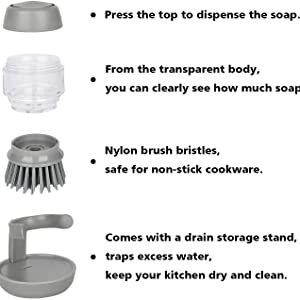 THECLOUDMALL-Odoser-Jesopb-Cleaning-Brush-with-Storage-Stand-for-Kitchen-Bathroo
