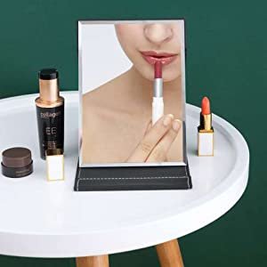 TOMATUS-Portable-Folding-Makeup-Glass-Mirror-With-Pu-Leather-For-Office-Desk-Van