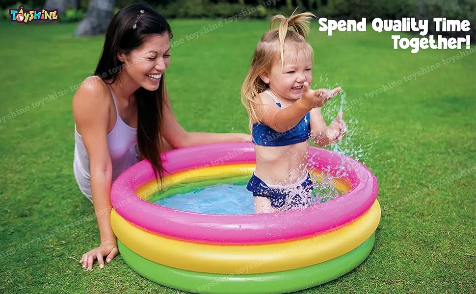 Toyshine-3-Feet-Inflatable-Kids-Pool-Bath-Pool-Tub-Summer-Water-Fun-Bathing-Tub-