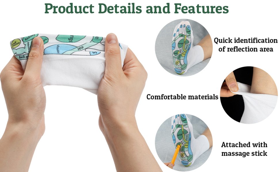 VAIDUE-Acupressure-Reflexology-Socks-For-Women-And-Men-Foot-Massage-Sock-Relieve
