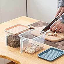 VDHJA-1100ml-Fridge-storage-containers-jar-Set-Plastic-Refrigerator-Box-with-Han