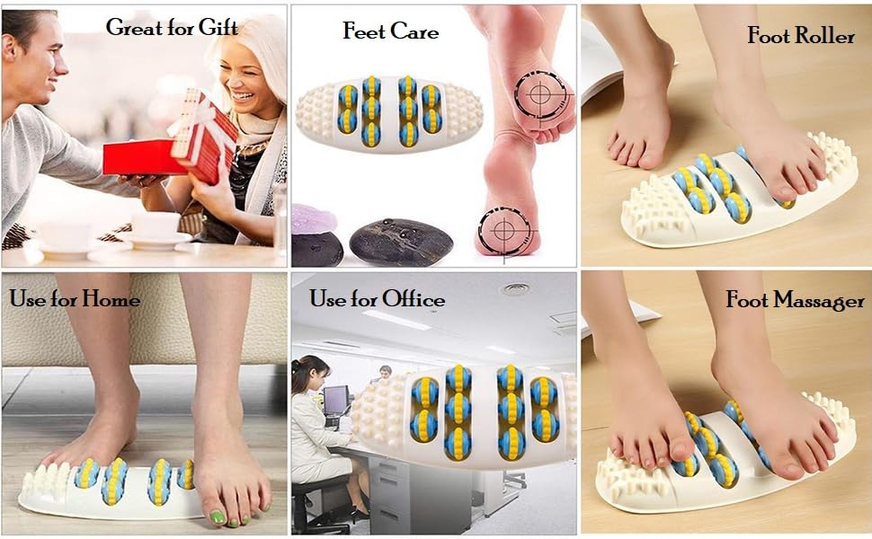 VDNSIManualFootMassagerRollerPainReliefMassageReflexologyToolLegMassagerAcupress