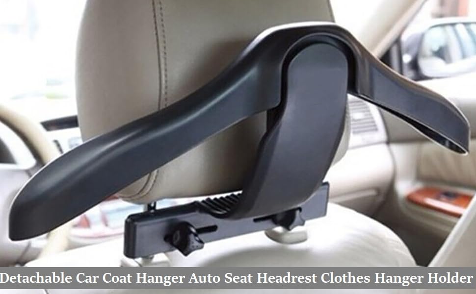 VDNSIPlasticMulti-PurposeCarCoatSeatHeadrestCoatClothesJacketsSuitsShirtsHangerH