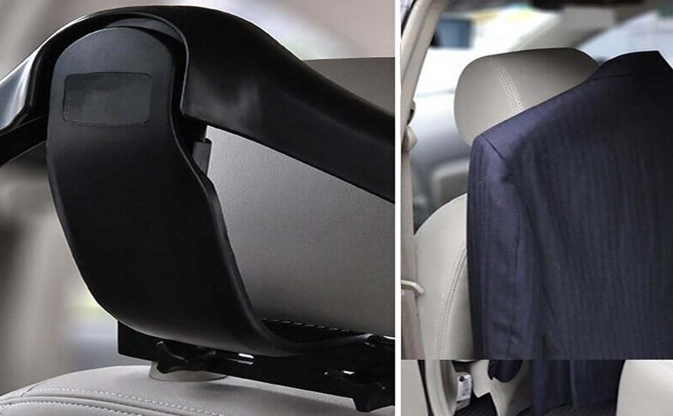 VDNSIPlasticMulti-PurposeCarCoatSeatHeadrestCoatClothesJacketsSuitsShirtsHangerH