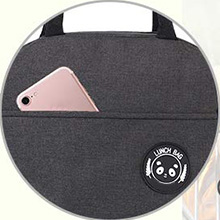 VDNSIPolyesterInsulatedLunchBagTiffinBagforOfficeforWomenforKidstoSchoolPicnicTr