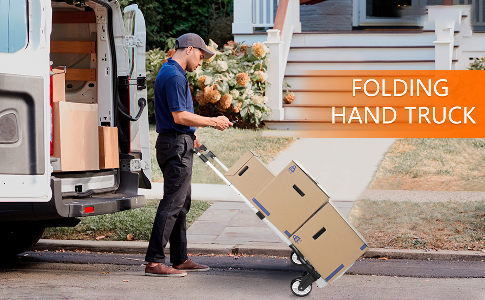 VDNSIStainlessSteelFoldableCollapsibleTravellingShoppingLuggageManualTrolleyCart