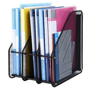 VIDISA-2-Layer-Metal-Mesh-Magazine-Document-Holder-File-Rack-355-X-285-X-16-cm-B