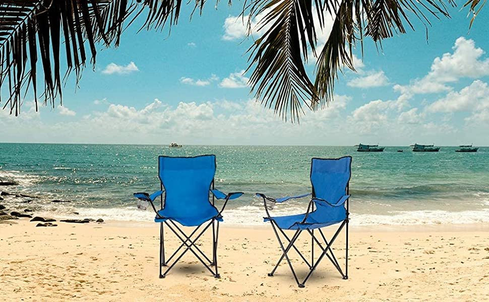 VYATIRANGFoldingChairCampingFishingChairLawnGardenChairHikingPicnicTravellingBea