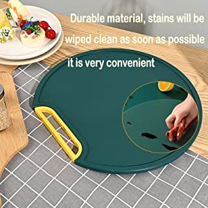 VroxyCircleDouble-SidedChoppingBoardAntibacterialChoppingBlockThickenedKitchenwa