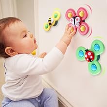 WembleyBabyBathToys3PCSSpinnerToyforBabySpinnersforBabyToddlersBoysGirlsWaterpro