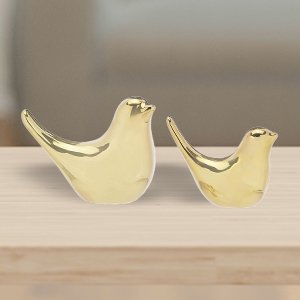 amazon-basics-Ceramic-Golden-Blessing-Birds-Figurine-for-Home-Decor-Living-Room-